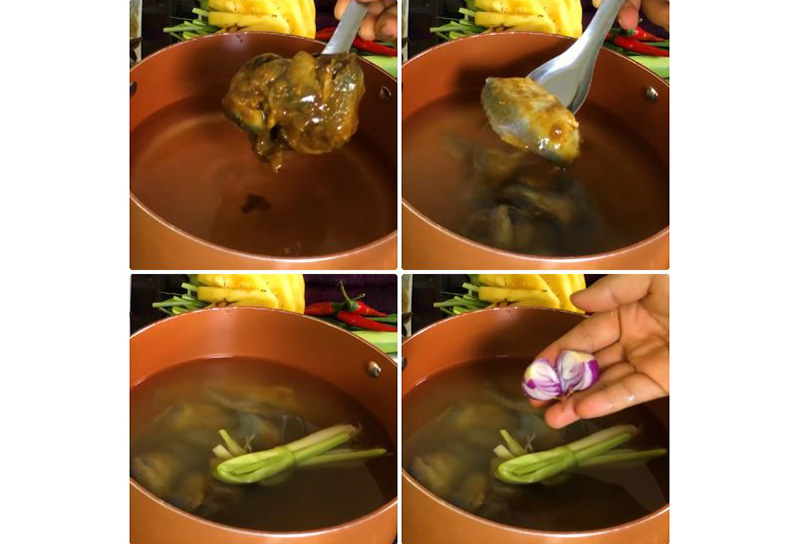 Nấu mắm cá