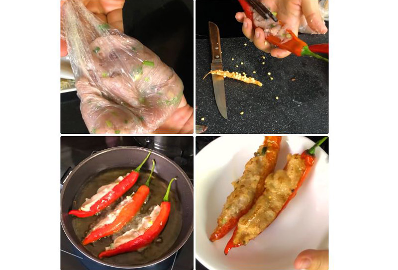 Làm chả ớt