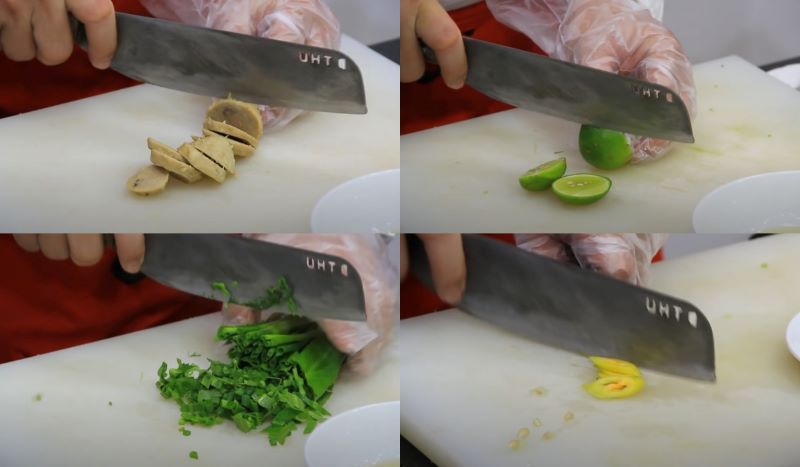 Sơ chế các loại rau, củ cần dùng