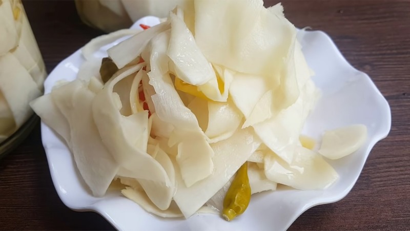 Măng chua hãy đem rửa sạch