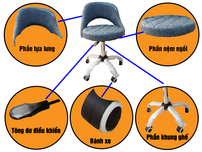 Ghế kĩ thuật viên A636-1 | Công ty Viên Mỹ chuyên cung cấp