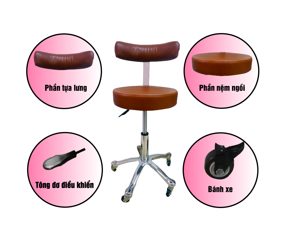 Ghế kĩ thuật viên D027 | Công ty Viên Mỹ chuyên cung cấp