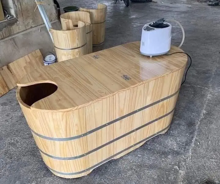 Bồn Tắm Gỗ Xông Hơi