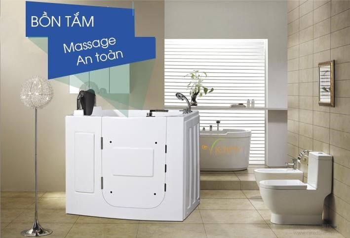 Bồn tắm massage an toàn (1 người) BT-108 | Công ty Viên Mỹ chuyên cung cấp