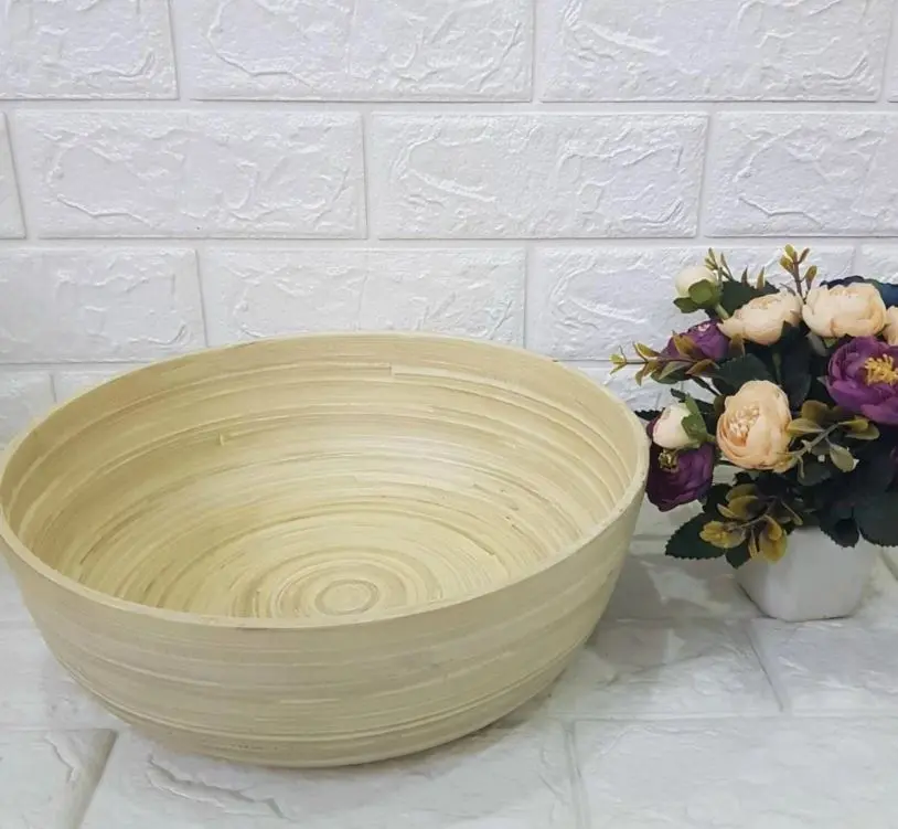 Chậu ngâm chân bằng tre