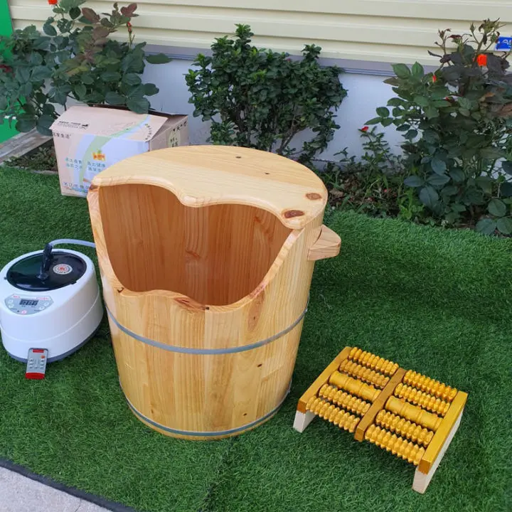 Chậu Ngâm Chân Gỗ Cao BTG-801