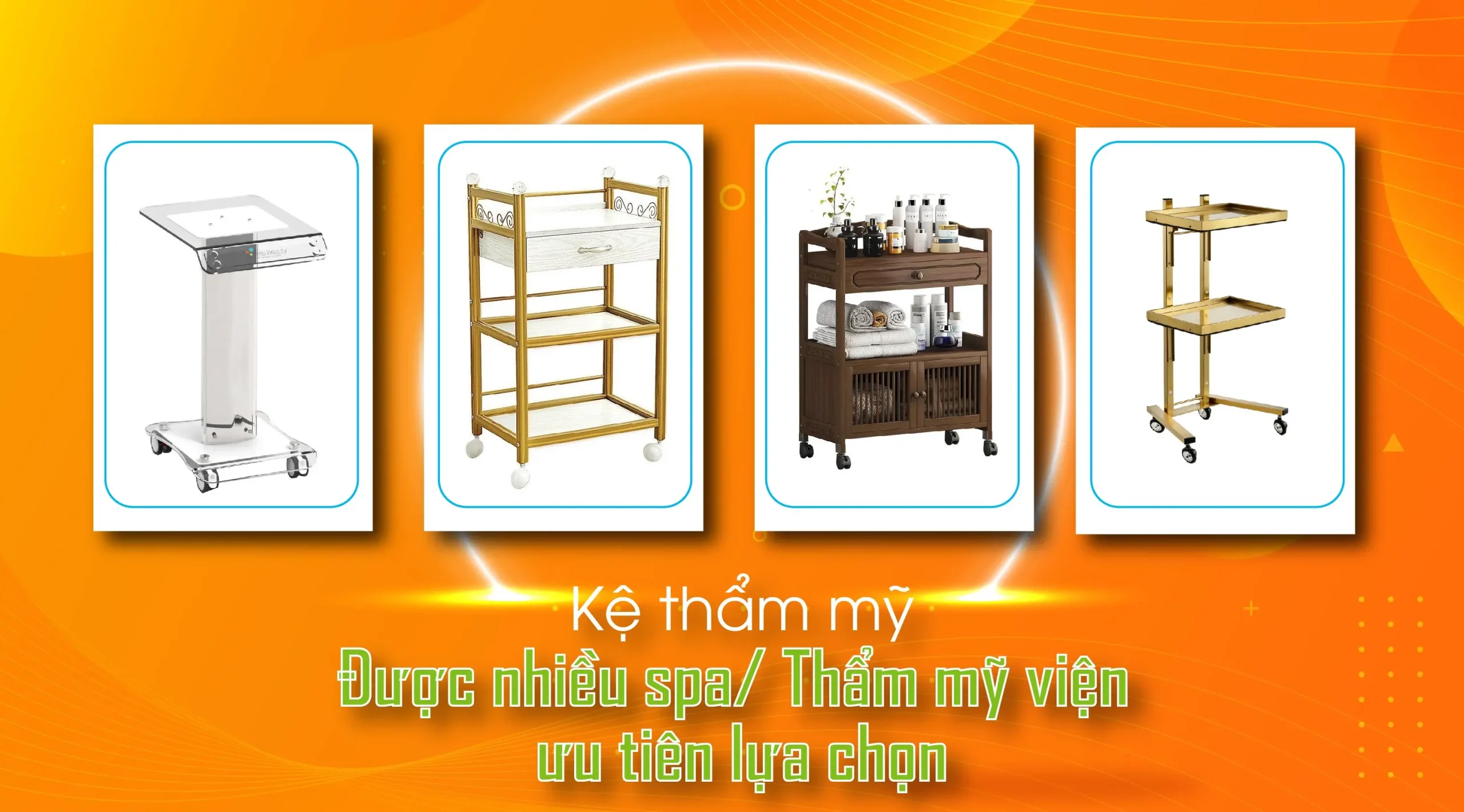 Kệ Mỹ Phẩm | Công ty Viên Mỹ chuyên cung cấp