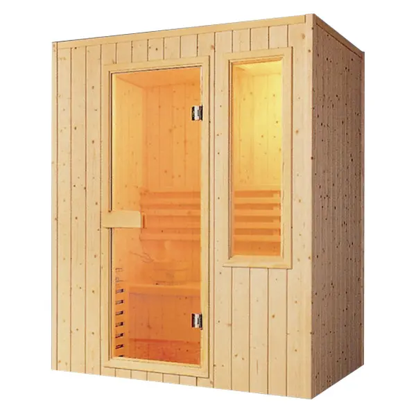 Phòng xông hơi khô (sauna) cửa gỗ 5-6 người l Phong xong hoi kho cua go 5-6 nguoi