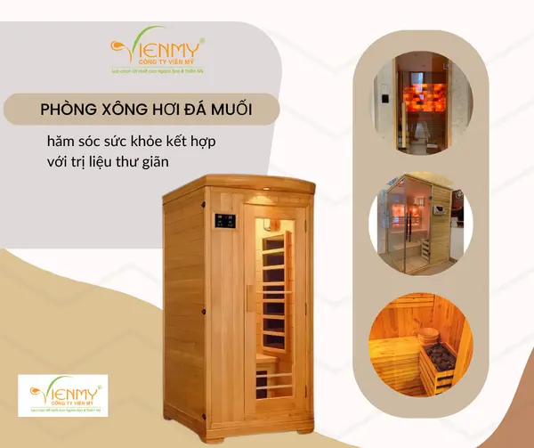 Phòng xông hơi khô (sauna) đá muối Himalaya