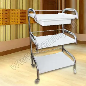 Xe Đẩy Dụng Cụ Spa Bằng Inox